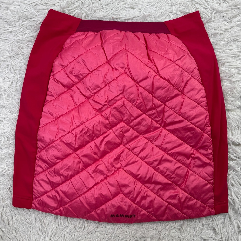 Mammut Skirt Womens Small Pink Dragon Fruit Aenergy Insulated Puffer Zipped S - Picture 4 of 10